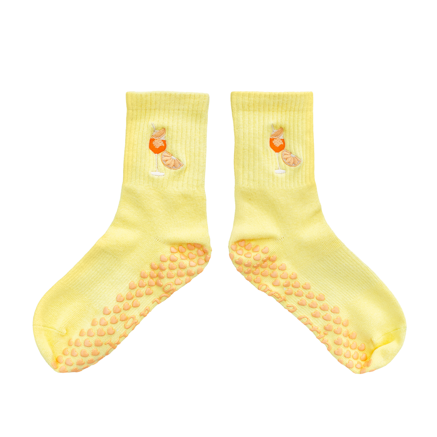 Aperol Glow Grippy Socks