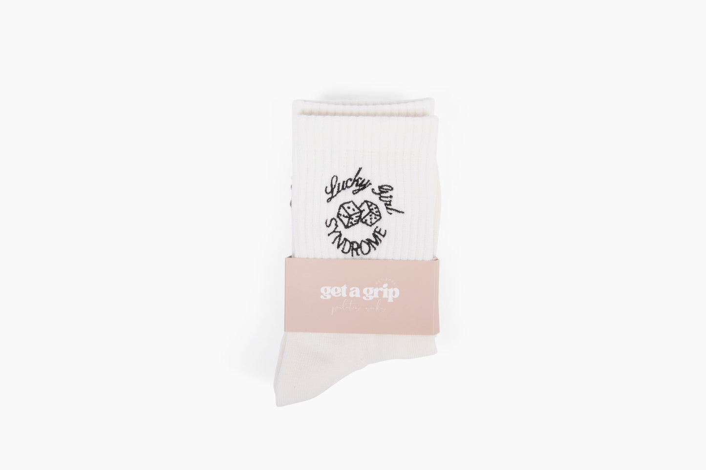 Lucky Girl Syndrome Grippy Sock