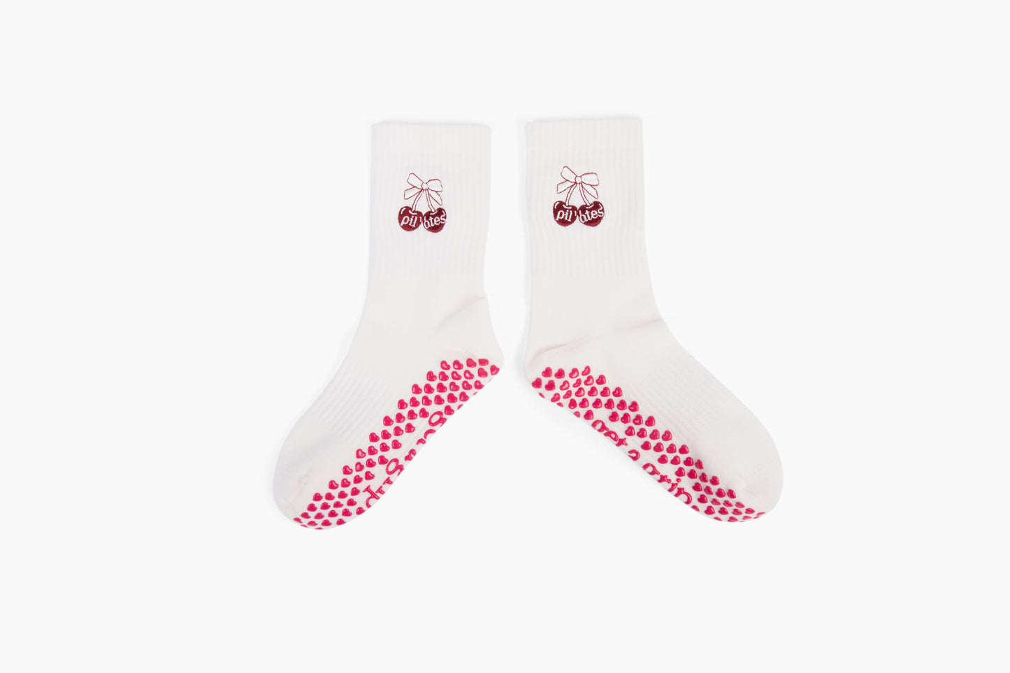 Cherry Grippy Socks