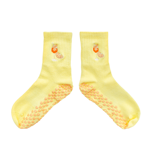 Aperol Glow Grippy Socks